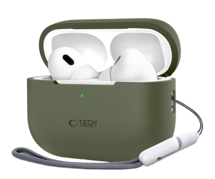 Pozostałe Tech-Protect Silicone do Apple Airpods Pro (1.|2. gen.) olive green